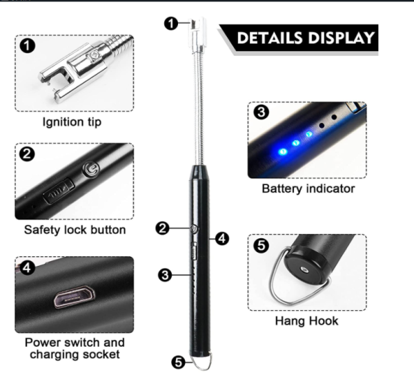 Metal lighter charge able
