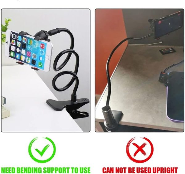 Mobile Phone Stand Holder Flexible And Power Full Grip – 360 Degree Rotating Mobile Stand Bedside Able Lazy Snake Mobile Phone Holder – Random Color